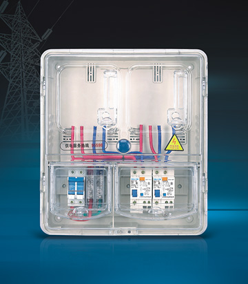 单相二表位电表箱(上下结构)